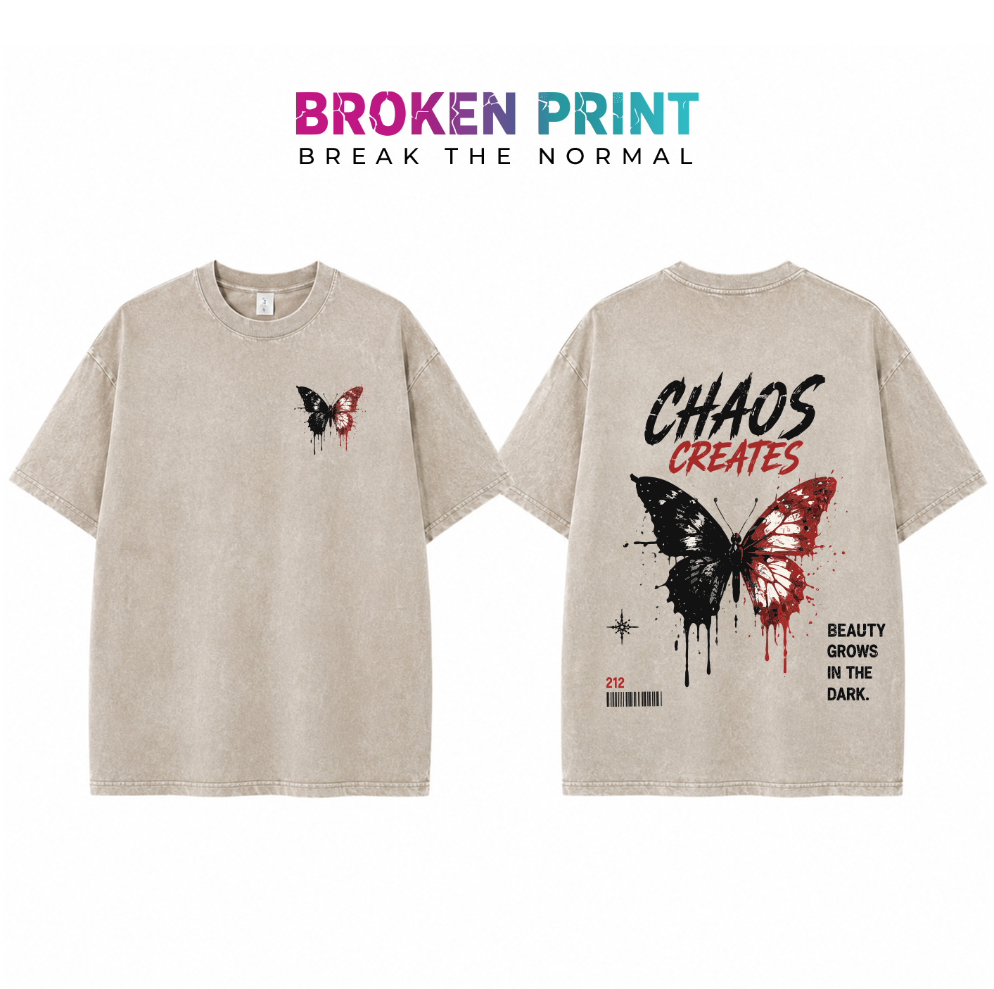 Chaos Creates Oversized T-Shirt