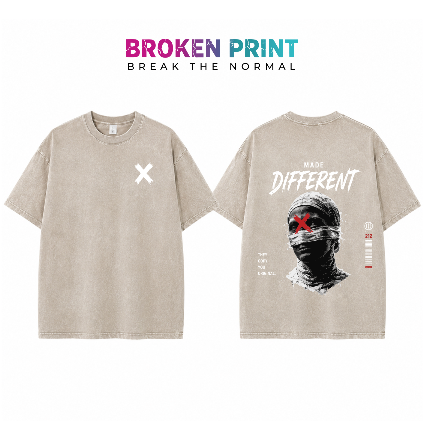 Made Different Oversized T-Shirt