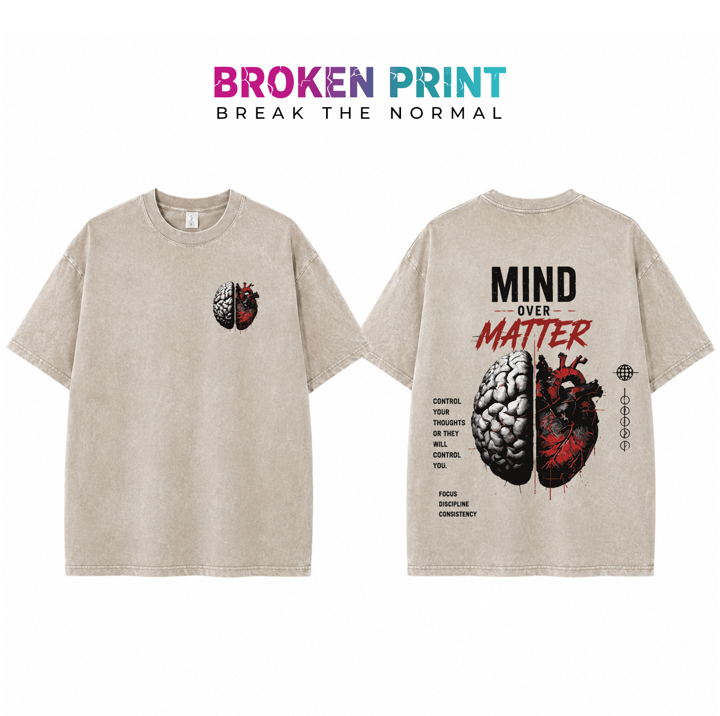 Mind Over Matter Oversized T-Shirt