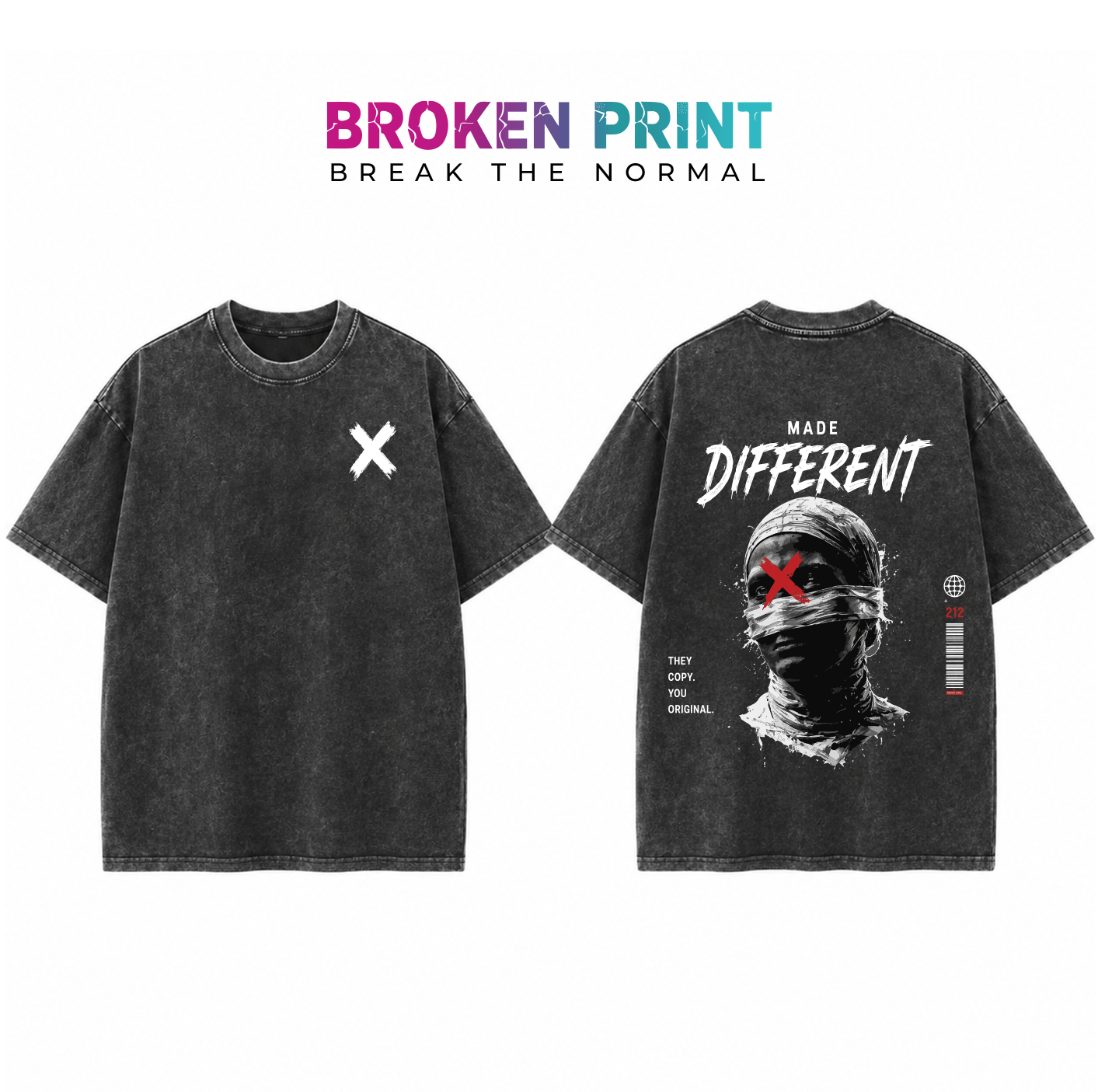 Made Different Oversized T-Shirt