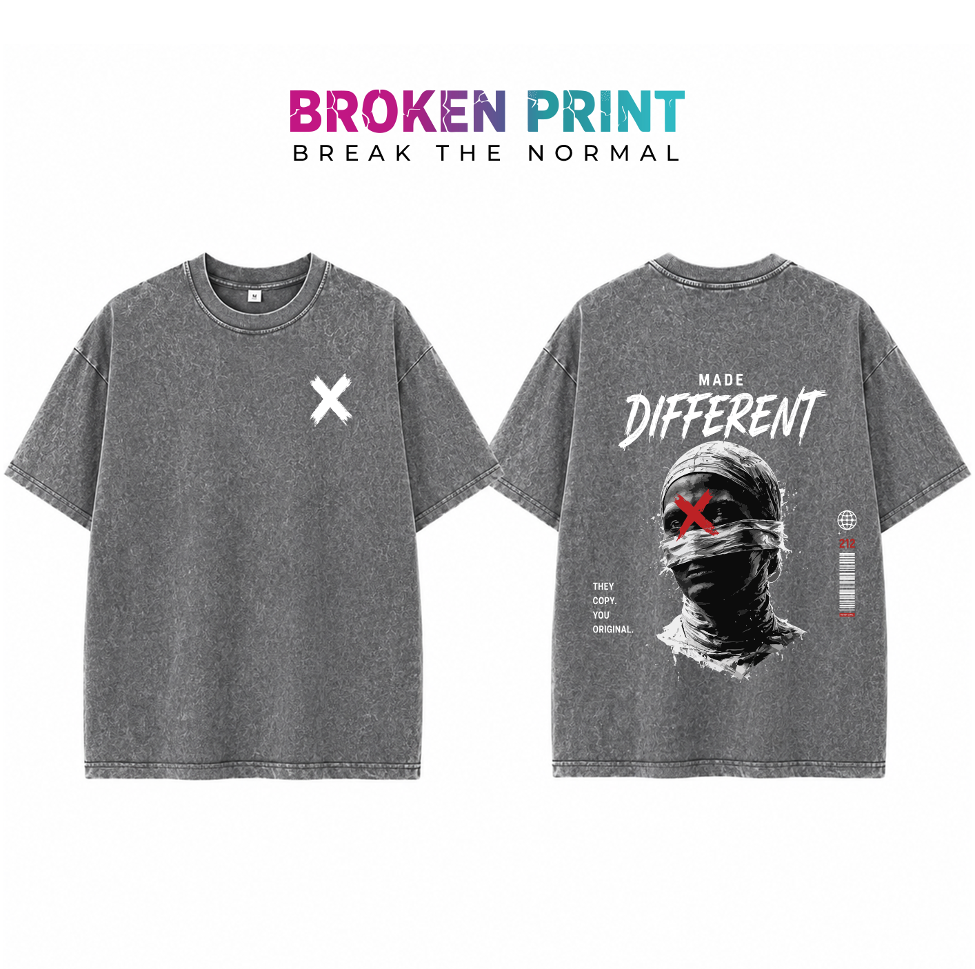 Made Different Oversized T-Shirt