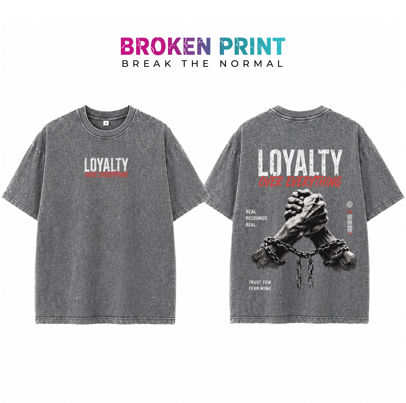 Loyalty Over Everything Oversized T-Shirt