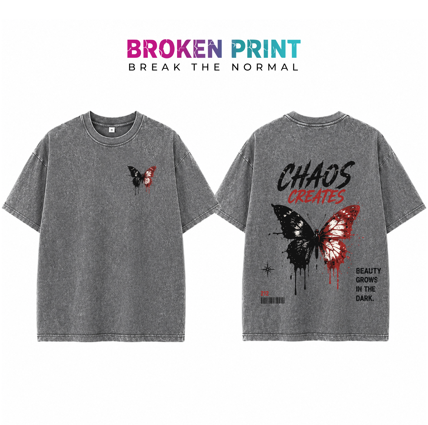 Chaos Creates Oversized T-Shirt