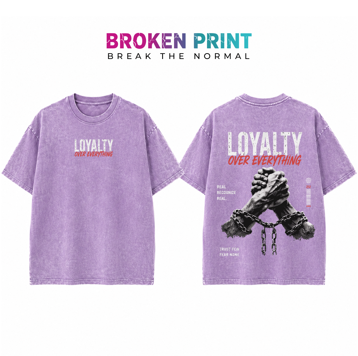 Loyalty Over Everything Oversized T-Shirt