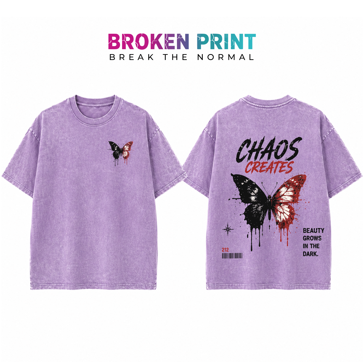 Chaos Creates Oversized T-Shirt