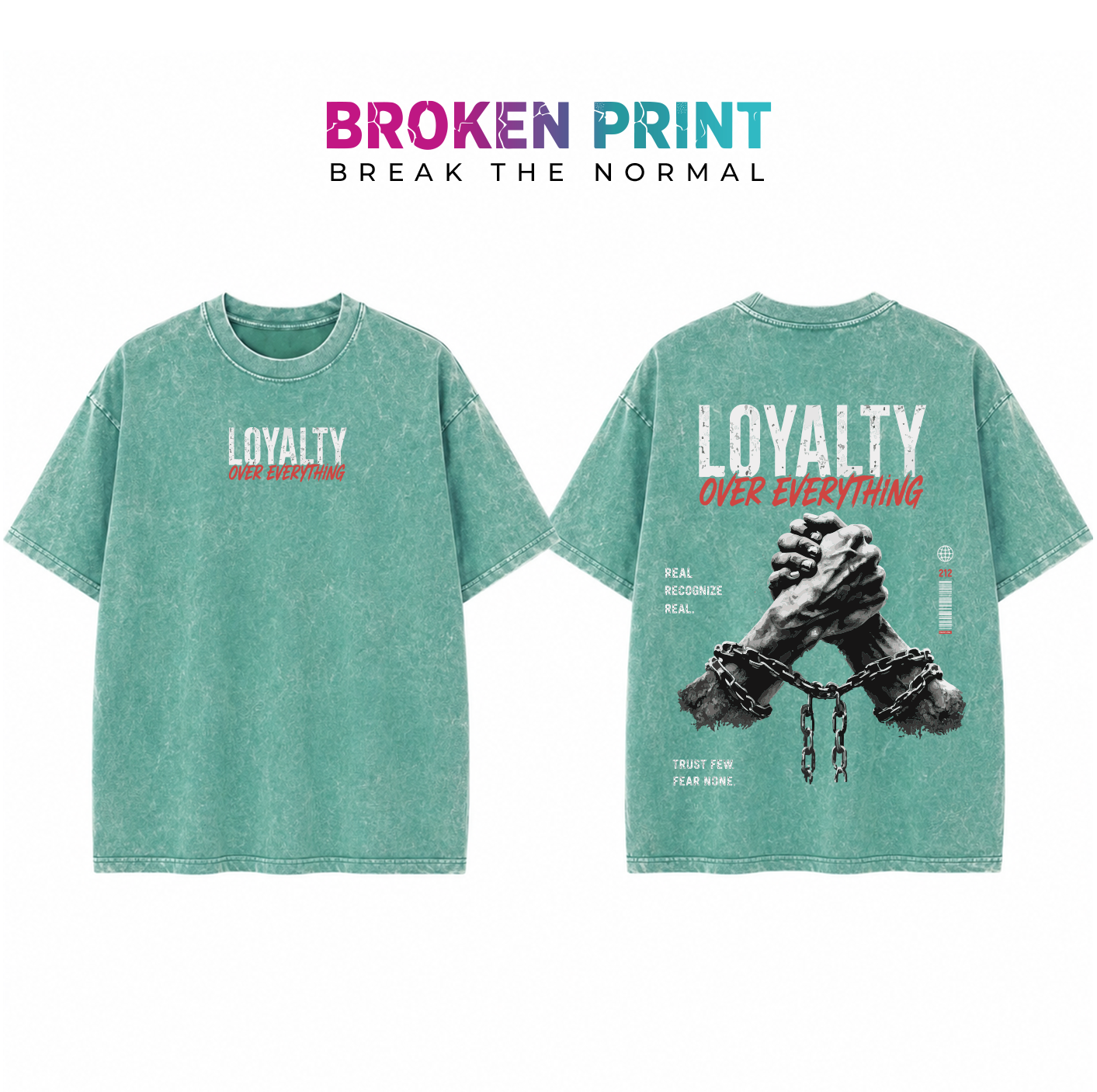 Loyalty Over Everything Oversized T-Shirt