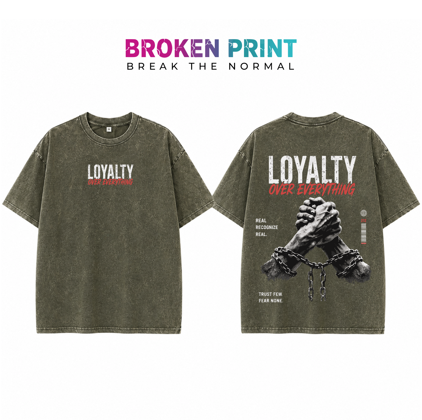 Loyalty Over Everything Oversized T-Shirt