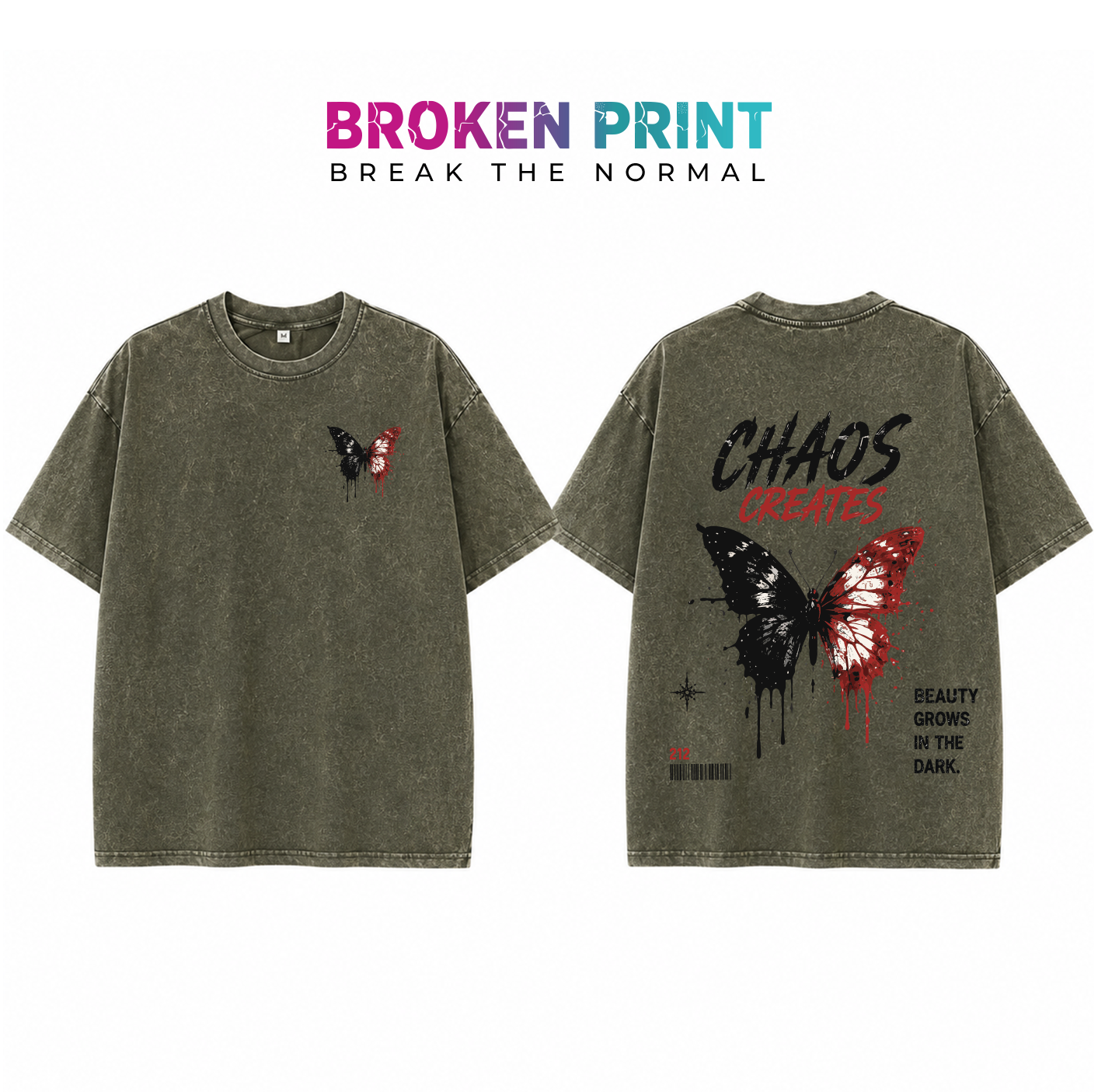 Chaos Creates Oversized T-Shirt