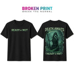 Death Awaits Premium Blend T-Shirt