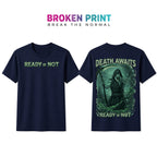 Death Awaits Premium Blend T-Shirt